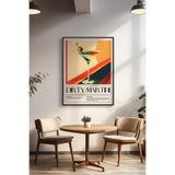 Basquiart Kokteyl Temalı Serisi Siyah Çerçeveli Poster, Tablo, Cafe, Restoran, Mutfak Duvar Dekoru No:8 Siyah 50 x 70