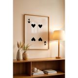 Basquiart Lucky You Temalı Serisi Ahşap Çerçeveli Poster, Tablo Duvar Dekoru No:118 Ahşap 15 x 21