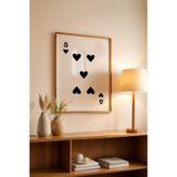 Basquiart Lucky You Temalı Serisi Ahşap Çerçeveli Poster, Tablo Duvar Dekoru No:119 Ahşap 30 x 40