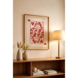 Basquiart Lucky You Temalı Serisi Ahşap Çerçeveli Poster, Tablo Duvar Dekoru No:67 Ahşap 50 x 70