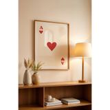 Basquiart Lucky You Temalı Serisi Ahşap Çerçeveli Poster, Tablo Duvar Dekoru No:70 Ahşap 15 x 21