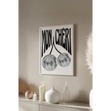 Basquiart Lucky You Temalı Serisi Beyaz Çerçeveli Poster, Tablo Duvar Dekoru No:109 Beyaz 21 x 30