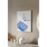 Basquiart Lucky You Temalı Serisi Beyaz Çerçeveli Poster, Tablo Duvar Dekoru No:25 Beyaz 21 x 30