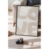 Basquiart Lucky You Temalı Serisi Siyah Çerçeveli Poster, Tablo Duvar Dekoru No:7 Siyah 50 x 70