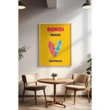 Basquiart Şehir Temalı Serisi Ahşap Çerçeveli Poster, Tablo Duvar Dekoru No:11 Ahşap 15 x 21