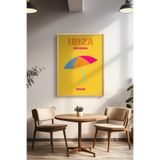 Basquiart Şehir Temalı Serisi Ahşap Çerçeveli Poster, Tablo Duvar Dekoru No:20 Ahşap 30 x 40