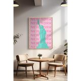 Basquiart Şehir Temalı Serisi Ahşap Çerçeveli Poster, Tablo Duvar Dekoru No:53 Ahşap 30 x 40