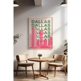 Basquiart Şehir Temalı Serisi Ahşap Çerçeveli Poster, Tablo Duvar Dekoru No:55 Ahşap 21 x 30