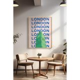 Basquiart Şehir Temalı Serisi Ahşap Çerçeveli Poster, Tablo Duvar Dekoru No:69 Ahşap 15 x 21