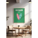 Basquiart Şehir Temalı Serisi Ahşap Çerçeveli Poster, Tablo Duvar Dekoru No:8 Ahşap 33 x 48