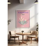 Basquiart Şehir Temalı Serisi Beyaz Çerçeveli Poster, Tablo Duvar Dekoru No:2 Beyaz 33 x 48