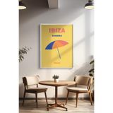 Basquiart Şehir Temalı Serisi Beyaz Çerçeveli Poster, Tablo Duvar Dekoru No:7 Beyaz 15 x 21