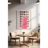 Basquiart Şehir Temalı Serisi Beyaz Çerçeveli Poster, Tablo Duvar Dekoru No:81 Beyaz 30 x 40