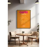 Basquiart Şehir Temalı Serisi Siyah Çerçeveli Poster, Tablo Duvar Dekoru No:31 Siyah 33 x 48