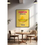 Basquiart Şehir Temalı Serisi Siyah Çerçeveli Poster, Tablo Duvar Dekoru No:34 Siyah 30 x 40