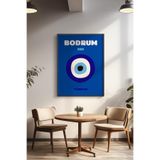 Basquiart Şehir Temalı Serisi Siyah Çerçeveli Poster, Tablo Duvar Dekoru No:35 Siyah 30 x 40