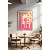 Basquiart Şehir Temalı Serisi Siyah Çerçeveli Poster, Tablo Duvar Dekoru No:56 Siyah 21 x 30