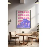 Basquiart Şehir Temalı Serisi Siyah Çerçeveli Poster, Tablo Duvar Dekoru No:68 Siyah 21 x 30