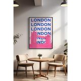 Basquiart Şehir Temalı Serisi Siyah Çerçeveli Poster, Tablo Duvar Dekoru No:71 Siyah 50 x 70