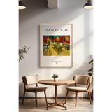Basquiart Vincent Van Gogh Temalı Serisi Ahşap Çerçeveli Poster, Tablo Duvar Dekoru No:14 Ahşap 30 x 40