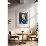Basquiart Vincent Van Gogh Temalı Serisi Ahşap Çerçeveli Poster, Tablo Duvar Dekoru No:27 Ahşap 33 x 48
