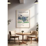 Basquiart Vincent Van Gogh Temalı Serisi Ahşap Çerçeveli Poster, Tablo Duvar Dekoru No:3 Ahşap 15 x 21