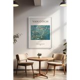 Basquiart Vincent Van Gogh Temalı Serisi Beyaz Çerçeveli Poster, Tablo Duvar Dekoru No:20 Beyaz 30 x 40