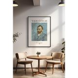 Basquiart Vincent Van Gogh Temalı Serisi Siyah Çerçeveli Poster, Tablo Duvar Dekoru No:11 Siyah 21 x 30