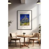Basquiart Vincent Van Gogh Temalı Serisi Siyah Çerçeveli Poster, Tablo Duvar Dekoru No:12 Siyah 50 x 70