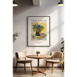 Basquiart Vincent Van Gogh Temalı Serisi Siyah Çerçeveli Poster, Tablo Duvar Dekoru No:28 Siyah 30 x 40