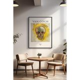 Basquiart Vincent Van Gogh Temalı Serisi Siyah Çerçeveli Poster, Tablo Duvar Dekoru No:30 Siyah 50 x 70