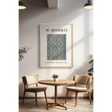 Basquiart William Morris Temalı Serisi Ahşap Çerçeveli Poster, Tablo Duvar Dekoru No:21 Ahşap 50 x 70