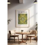 Basquiart William Morris Temalı Serisi Ahşap Çerçeveli Poster, Tablo Duvar Dekoru No:3 Ahşap 21 x 30