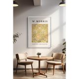 Basquiart William Morris Temalı Serisi Beyaz Çerçeveli Poster, Tablo Duvar Dekoru No:9 Beyaz 21 x 30