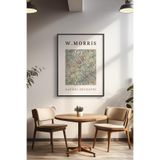 Basquiart William Morris Temalı Serisi Siyah Çerçeveli Poster, Tablo Duvar Dekoru No:18 Siyah 30 x 40