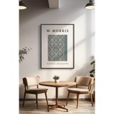 Basquiart William Morris Temalı Serisi Siyah Çerçeveli Poster, Tablo Duvar Dekoru No:21 Siyah 33 x 48