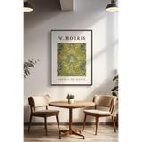 Basquiart William Morris Temalı Serisi Siyah Çerçeveli Poster, Tablo Duvar Dekoru No:3 Siyah 33 x 48