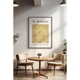 Basquiart William Morris Temalı Serisi Siyah Çerçeveli Poster, Tablo Duvar Dekoru No:9 Siyah 30 x 40
