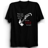 Bass Guitar, Bas Gitar, Gitarist, Müziği Duyarsın, Bası Hissedersin Tişört - Siyah - XL