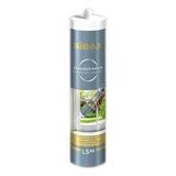 Bass Sibax Şeffaf Silikon Beyaz Mastik Plastik Silikon Tabancası 3'lü Set