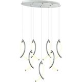 Bastelıca 7 Lı Ledlı Sarkıt 56W+20W 3000K - Eskitme