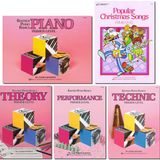 Bastien Piano Basics Primer Level - Set of 5 Books (Piano, Theory, Performance, Technic, and Popular Christmas Songs)