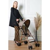 Baston Bebek Arabası Gold-kahve kahve