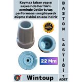 #Baston Kauçuk Kaymaz Dayanıklı Yedek Pabuç Güvenli Ortopedik Siyah Destek Baston Lastiği 22 Mm