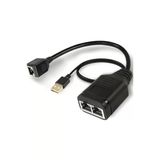 Bastore 1X2 Port Rj45 Usb Güç Destekli Ethernet Switch Splitter Çevirici Çoklayıcı