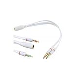 Bastore 3.5Mm Kulaklık Mikrofon Çoklayıcı Ayırıcı Birleştirici Switch Splitter