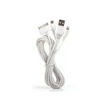 Bastore 3 İn 1 Çoklu Şarj Kablosu Micro Usb 8Pin Lightning 30Pin Apple Uyumlu 1 Metre