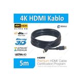 Bastore 5M Metre 4K Hdmi Kablo 3D Ultra Hd Ethernet Altin Uc Kablo