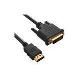 Bastore Hdmi To Dvi - Dvi To Hdmi Kablo 1080P Altın Uç 24+1 10 Metre