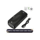 Bastore Hdmi To Vga Monitör Ses Destekli Çevirici Dönüştürücü Adaptör Dişi Dişi Ses Kablosu